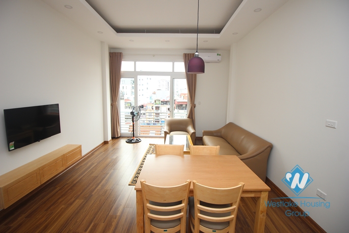 Spacious apartment with balcony for rent in Ba Dinh, Hanoi